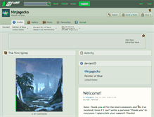 Tablet Screenshot of ninjagecko.deviantart.com
