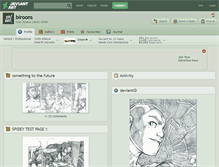 Tablet Screenshot of biroons.deviantart.com