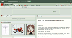 Desktop Screenshot of cyborgmermaid.deviantart.com