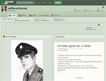 Tablet Screenshot of indifferentsociety.deviantart.com