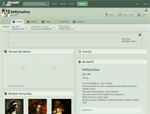 Tablet Screenshot of bettyluuhuu.deviantart.com