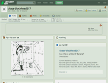 Tablet Screenshot of chaos-blockhead217.deviantart.com