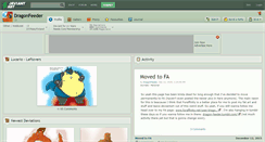 Desktop Screenshot of dragonfeeder.deviantart.com