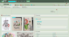 Desktop Screenshot of hatsunagi.deviantart.com