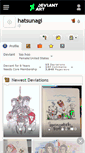Mobile Screenshot of hatsunagi.deviantart.com