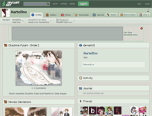 Tablet Screenshot of martellino.deviantart.com