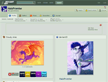 Tablet Screenshot of halopromise.deviantart.com