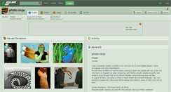 Desktop Screenshot of photo-ninja.deviantart.com