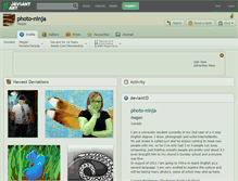 Tablet Screenshot of photo-ninja.deviantart.com
