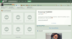 Desktop Screenshot of chromebinder.deviantart.com