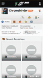 Mobile Screenshot of chromebinder.deviantart.com