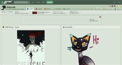 Desktop Screenshot of hollymist.deviantart.com