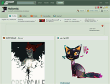 Tablet Screenshot of hollymist.deviantart.com