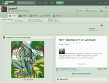 Tablet Screenshot of lucern7.deviantart.com