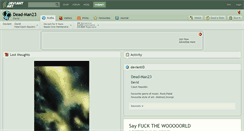 Desktop Screenshot of dead-man23.deviantart.com