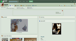 Desktop Screenshot of kayola.deviantart.com