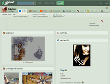 Tablet Screenshot of kayola.deviantart.com