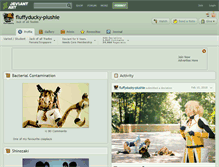 Tablet Screenshot of fluffyducky-plushie.deviantart.com