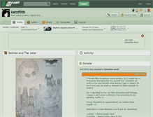 Tablet Screenshot of katzifilth.deviantart.com