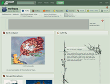 Tablet Screenshot of melfranz.deviantart.com