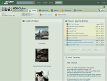 Tablet Screenshot of hdr-club.deviantart.com