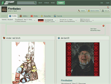 Tablet Screenshot of finnbadass.deviantart.com