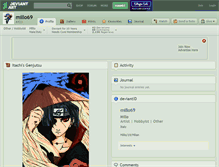 Tablet Screenshot of millo69.deviantart.com