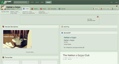 Desktop Screenshot of hakkai-x-gojyo.deviantart.com