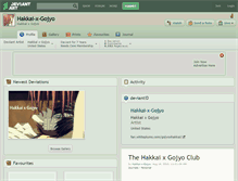 Tablet Screenshot of hakkai-x-gojyo.deviantart.com