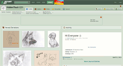 Desktop Screenshot of hiddentrack1231.deviantart.com
