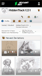 Mobile Screenshot of hiddentrack1231.deviantart.com