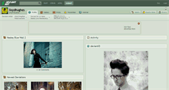 Desktop Screenshot of lloydhughes.deviantart.com