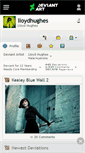 Mobile Screenshot of lloydhughes.deviantart.com