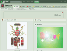 Tablet Screenshot of dannynho.deviantart.com