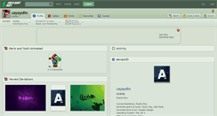 Desktop Screenshot of cayayofm.deviantart.com