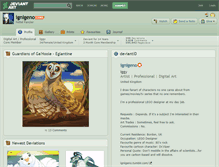 Tablet Screenshot of ignigeno.deviantart.com