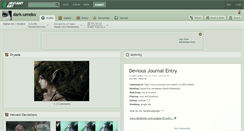 Desktop Screenshot of dark-umeko.deviantart.com