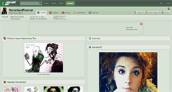 Desktop Screenshot of neverlandforever.deviantart.com