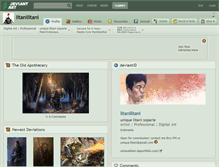 Tablet Screenshot of litanilitani.deviantart.com