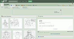 Desktop Screenshot of muroami.deviantart.com