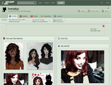 Tablet Screenshot of ivoryskyy.deviantart.com