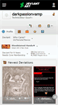 Mobile Screenshot of darkpassionvamp.deviantart.com