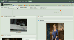 Desktop Screenshot of bookwurm15.deviantart.com