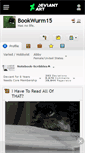 Mobile Screenshot of bookwurm15.deviantart.com