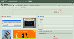 Desktop Screenshot of epooch.deviantart.com