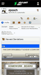 Mobile Screenshot of epooch.deviantart.com