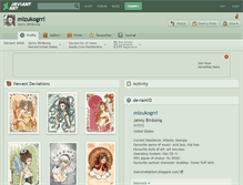 Tablet Screenshot of mizukogrrl.deviantart.com