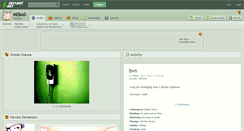 Desktop Screenshot of mebad.deviantart.com