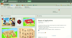Desktop Screenshot of e-tangent.deviantart.com