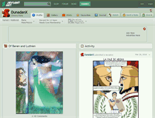Tablet Screenshot of dunadanx.deviantart.com